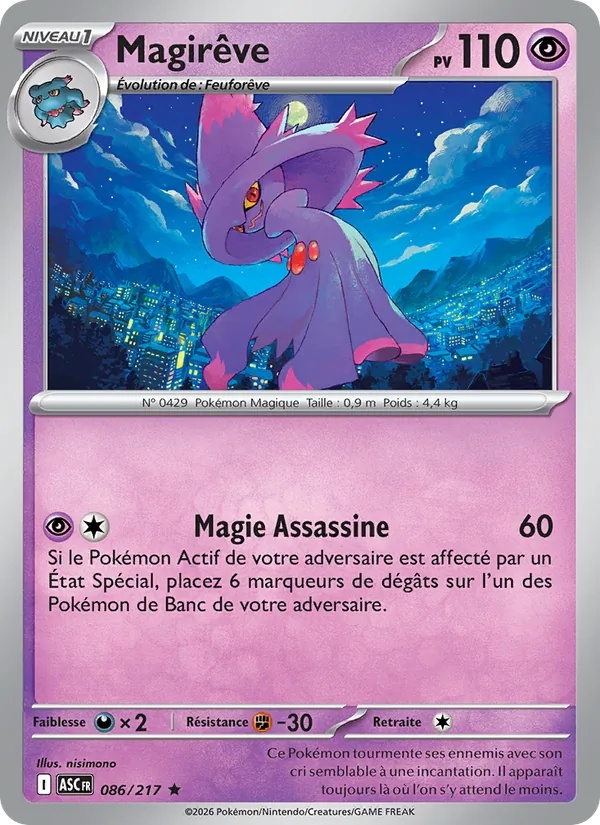 Magirêve 086/217 - Héros Transcendants - Holo - Pokémon JCC