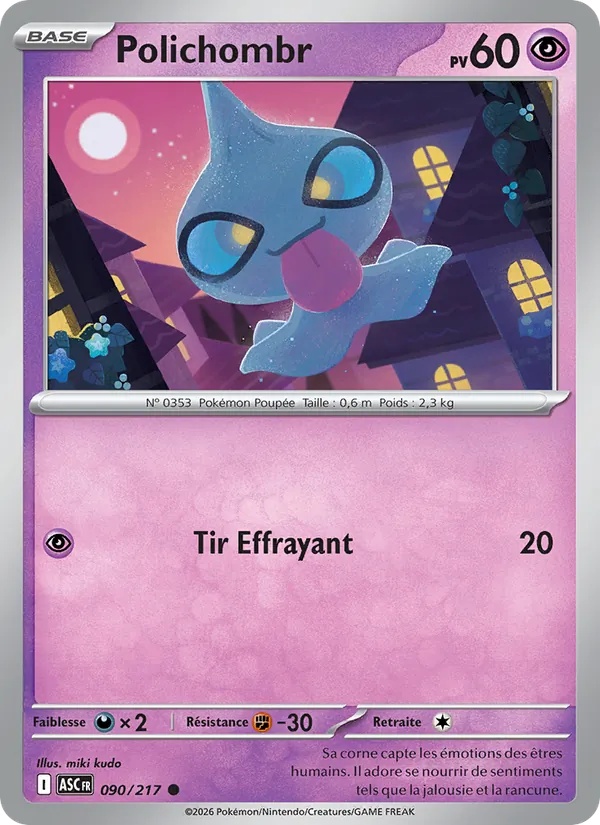 Polichombr 090/217 - Héros Transcendants - Pokémon JCC