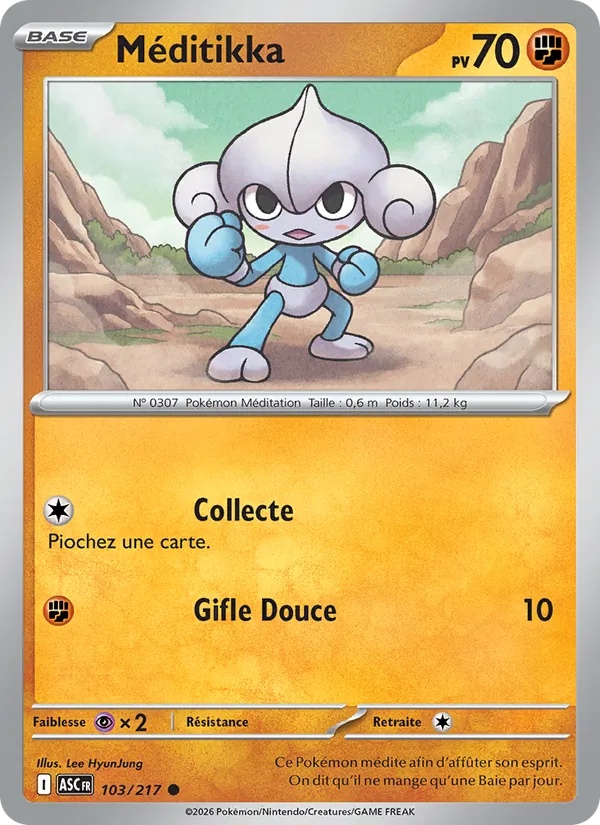 Méditikka 103/217 - Héros Transcendants - Pokémon JCC