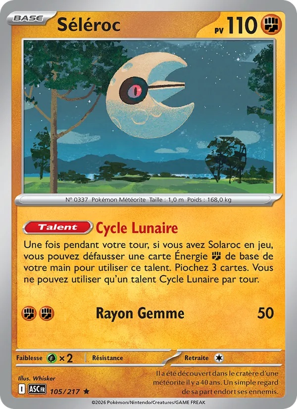 Séléroc 105/217 - Héros Transcendants - Reverse - Pokémon JCC