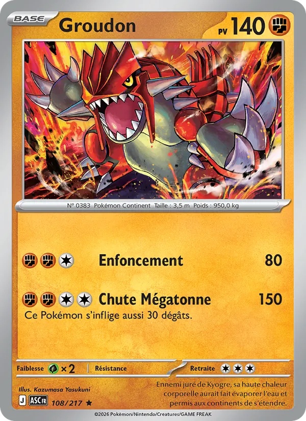 Groudon 108/217 Holo