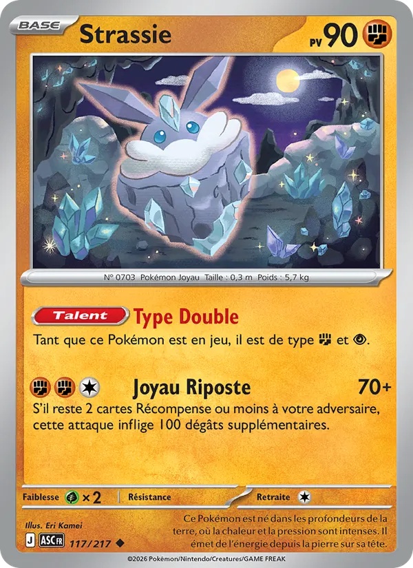Strassie 117/217 - Héros Transcendants - Pokémon JCC
