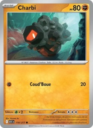 Charbi 118/217 - Héros Transcendants - Pokémon JCC