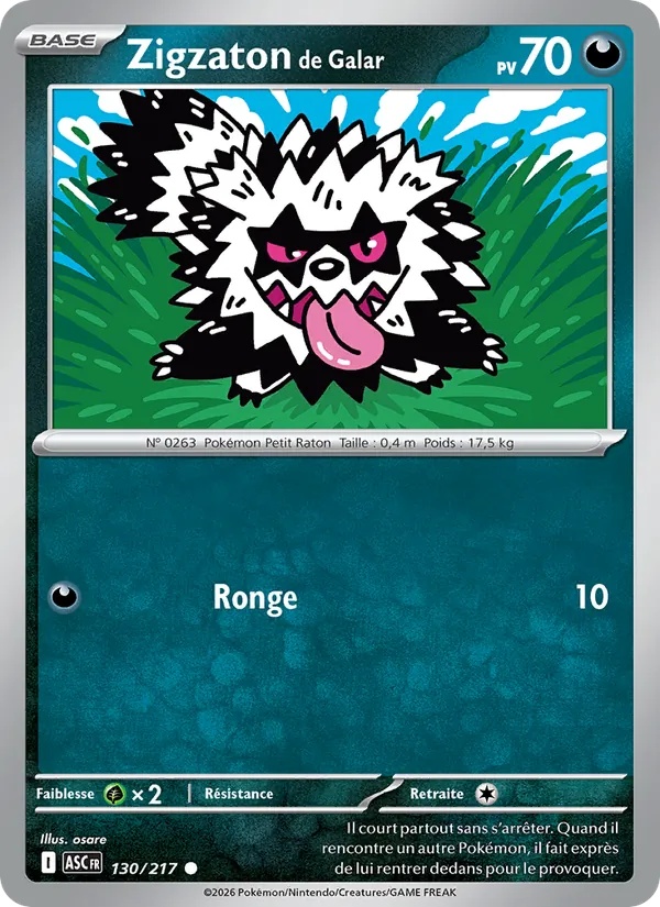 Zigzaton de Galar 130/217