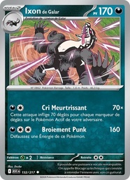 Ixon de Galar 132/217 - Héros Transcendants - Pokémon JCC