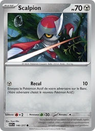 Scalpion 146/217 - Héros Transcendants - Reverse - Pokémon JCC