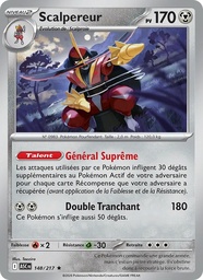 Scalpereur 148/217 - Héros Transcendants - Holo - Pokémon JCC