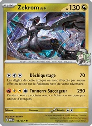 Zekrom de N 155/217 - Héros Transcendants - Holo - Pokémon JCC