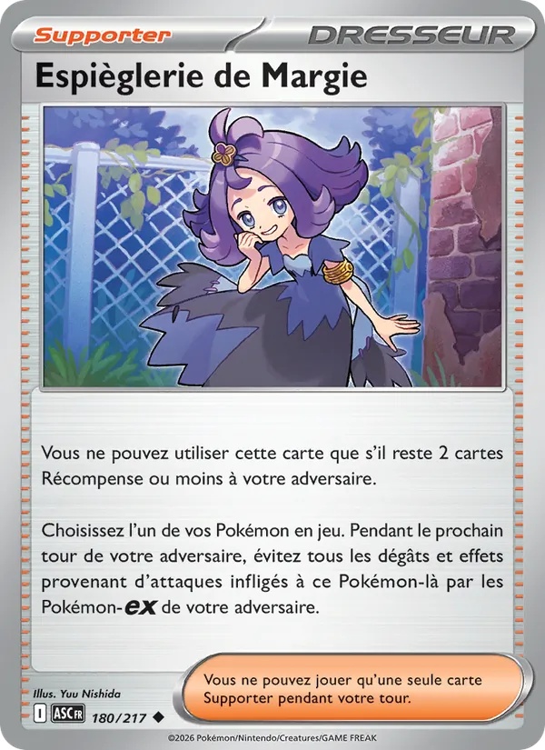 Espièglerie de Margie 180/217 - Héros Transcendants - Reverse - Pokémon JCC