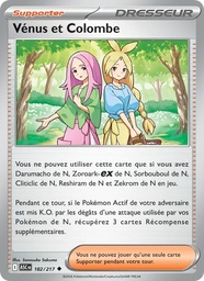 Vénus et Colombe 182/217 - Héros Transcendants - Pokémon JCC