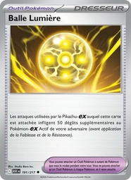 Balle Lumière 191/217 - Héros Transcendants - Pokémon JCC