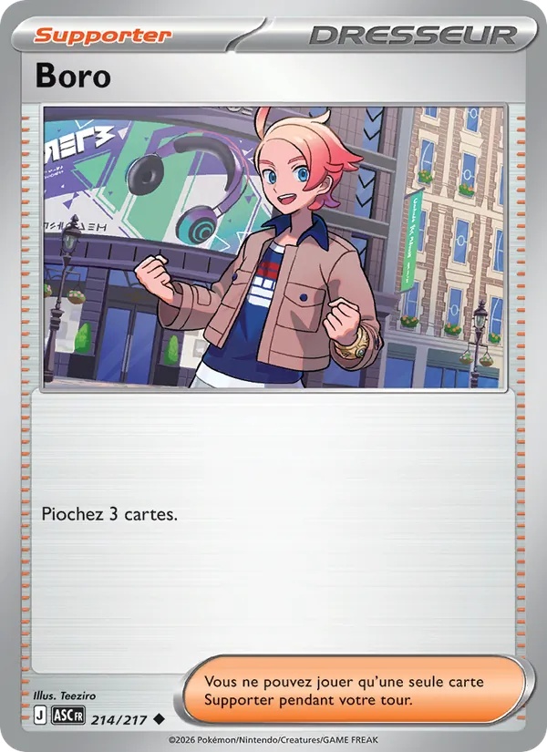 Boro 214/217 - Héros Transcendants - Reverse - Pokémon JCC