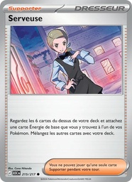 Serveuse 215/217 - Héros Transcendants - Reverse - Pokémon JCC