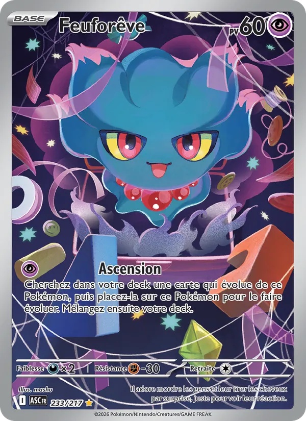Feuforêve 233/217 - Héros Transcendants - Holo - Pokémon JCC