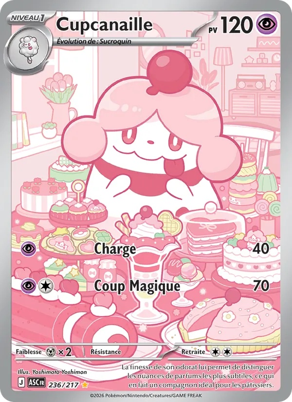 Cupcanaille 236/217 - Héros Transcendants - Holo - Pokémon JCC