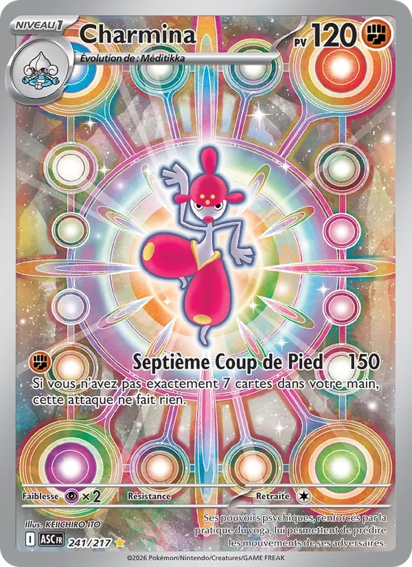 Charmina 241/217 - Héros Transcendants - Holo - Pokémon JCC