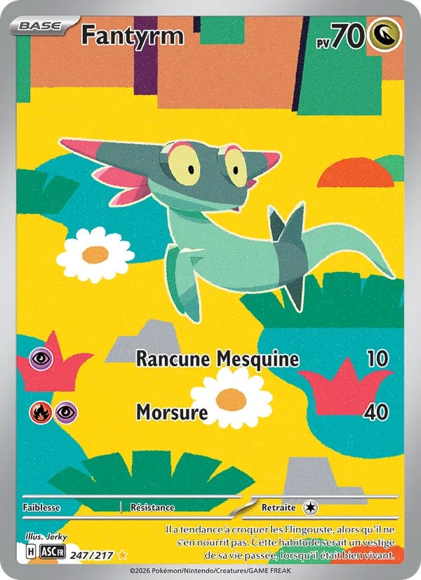 Fantyrm 247/217 - Héros Transcendants - Holo - Pokémon JCC