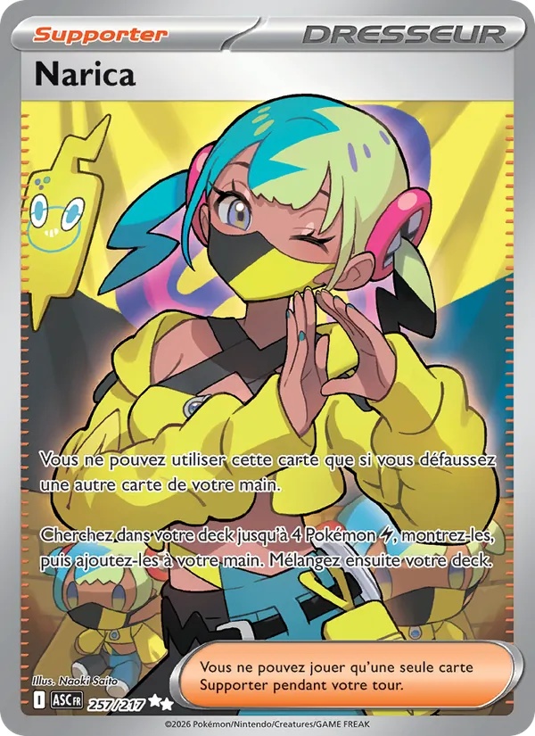 Narica 257/217 - Héros Transcendants - Holo - Pokémon JCC