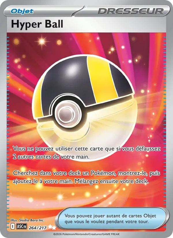 Hyper Ball 264/217 - Héros Transcendants - Holo - Pokémon JCC
