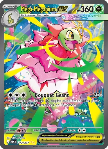 Méga-Méganium-ex 272/217 Holo