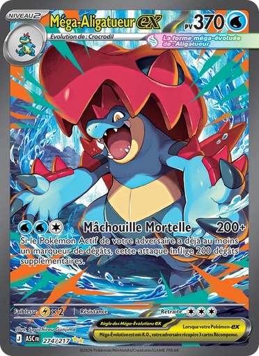 Méga-Aligatueur-ex 274/217 Holo