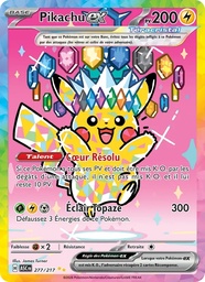 Pikachu-ex 277/217 - Héros Transcendants - Holo - Pokémon JCC