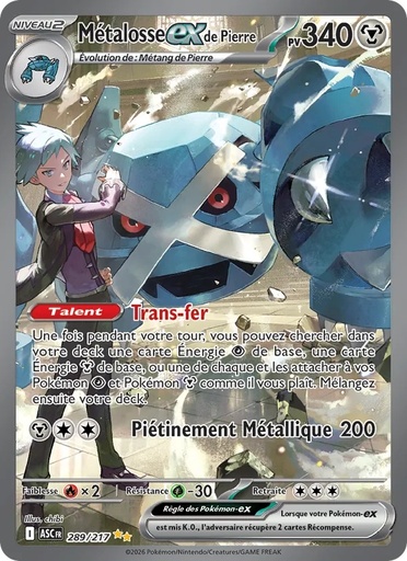 Métalosse-ex de Pierre 289/217 Holo