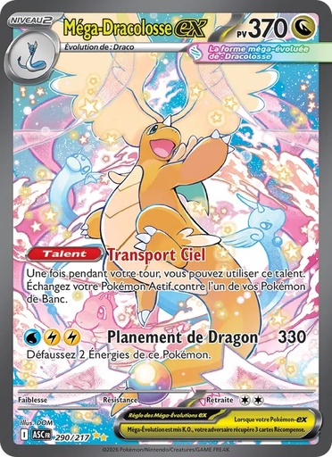 Méga-Dracolosse-ex 290/217 Holo