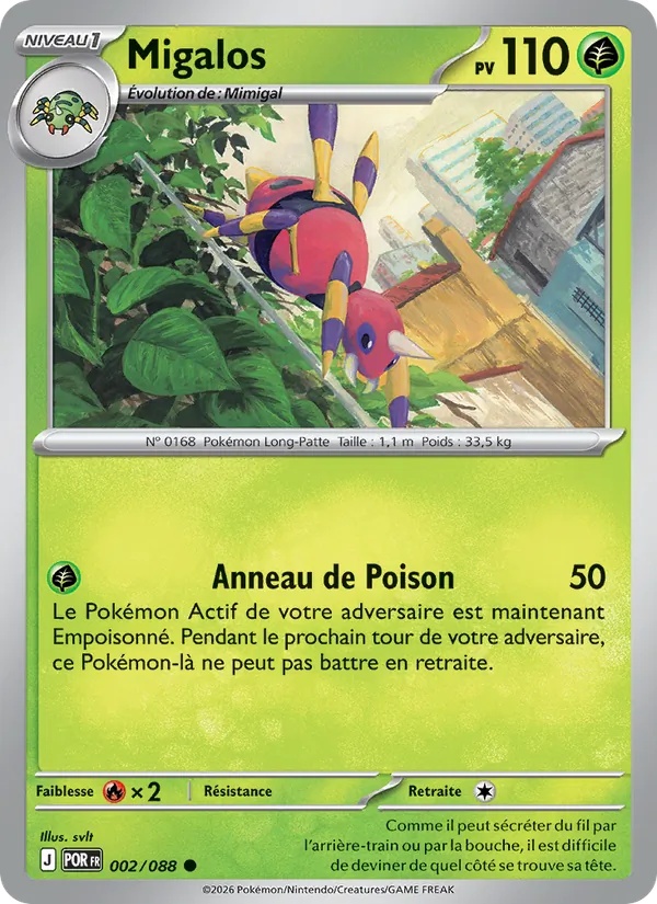 Migalos 002/88 - Équilibre Parfait - Pokémon JCC