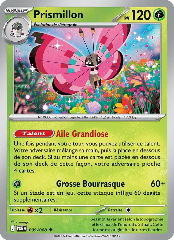 Prismillon 009/88 - Équilibre Parfait - Reverse - Pokémon JCC