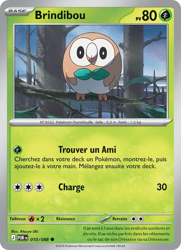 Brindibou 010/88 - Équilibre Parfait - Reverse - Pokémon JCC