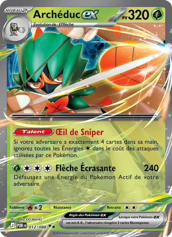 Archéduc-ex 012/88 - Équilibre Parfait - Holo - Pokémon JCC