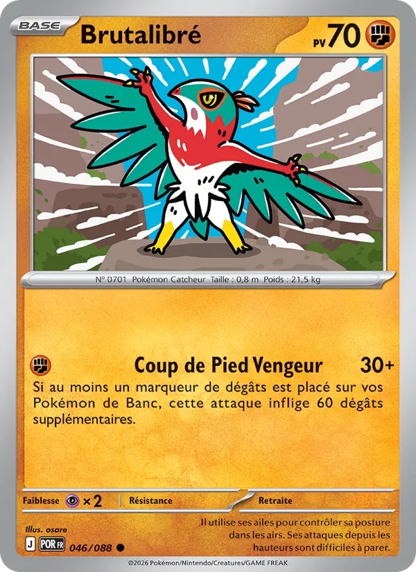 Brutalibré 046/88 - Équilibre Parfait - Pokémon JCC