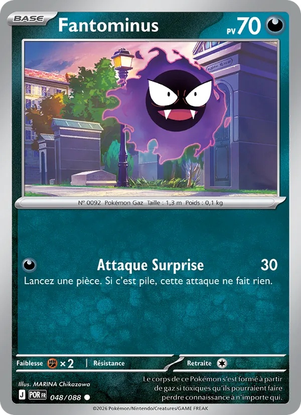 Fantominus 048/88 - Équilibre Parfait - Reverse - Pokémon JCC