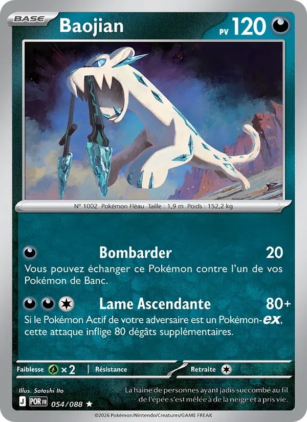 Baojian 054/88 - Équilibre Parfait - Holo - Pokémon JCC