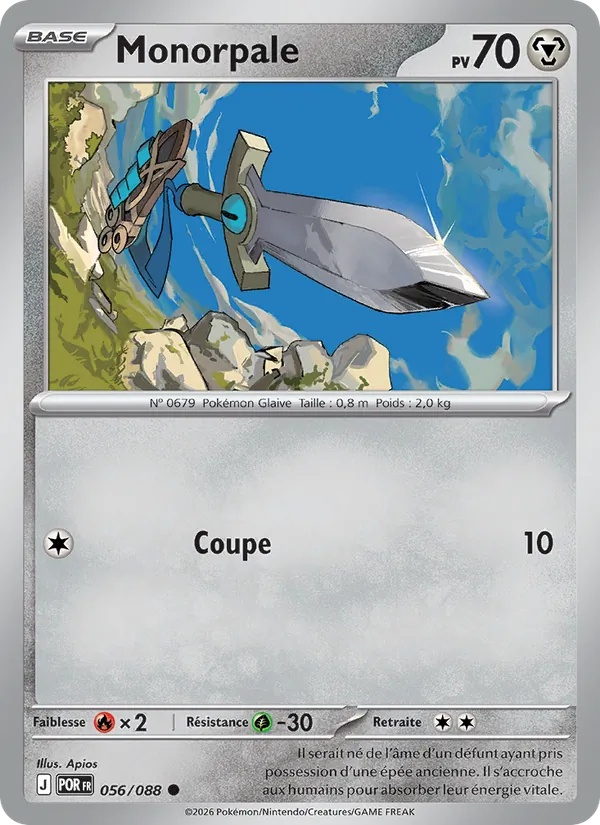 Monorpale 056/88 - Équilibre Parfait - Pokémon JCC