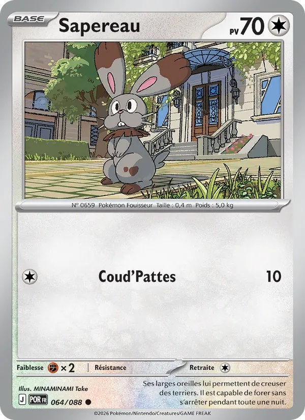 Sapereau 064/88 - Équilibre Parfait - Pokémon JCC