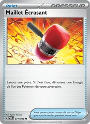 Maillet Écrasant 071/88 - Équilibre Parfait - Reverse - Pokémon JCC