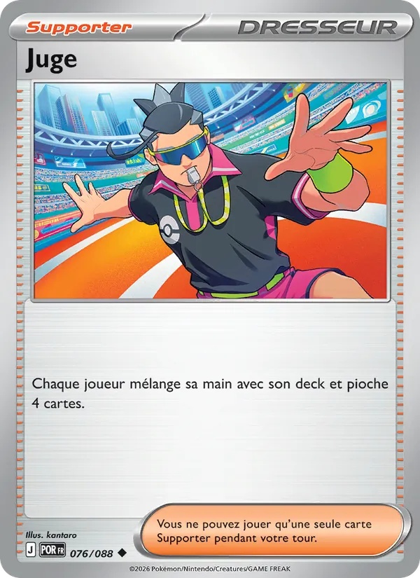 Juge 076/88 - Équilibre Parfait - Reverse - Pokémon JCC