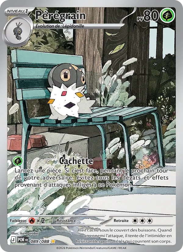 Pérégrain 089/88 - Équilibre Parfait - Holo - Pokémon JCC