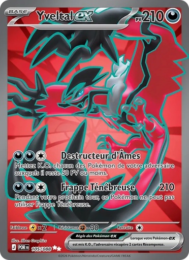 Yveltal-ex 105/88 Holo