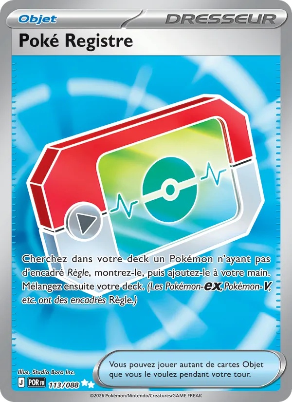 Poké Registre 113/88 - Équilibre Parfait - Holo - Pokémon JCC