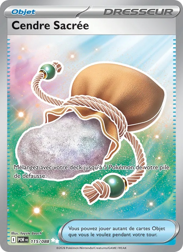 Cendre Sacrée 115/88 - Équilibre Parfait - Holo - Pokémon JCC