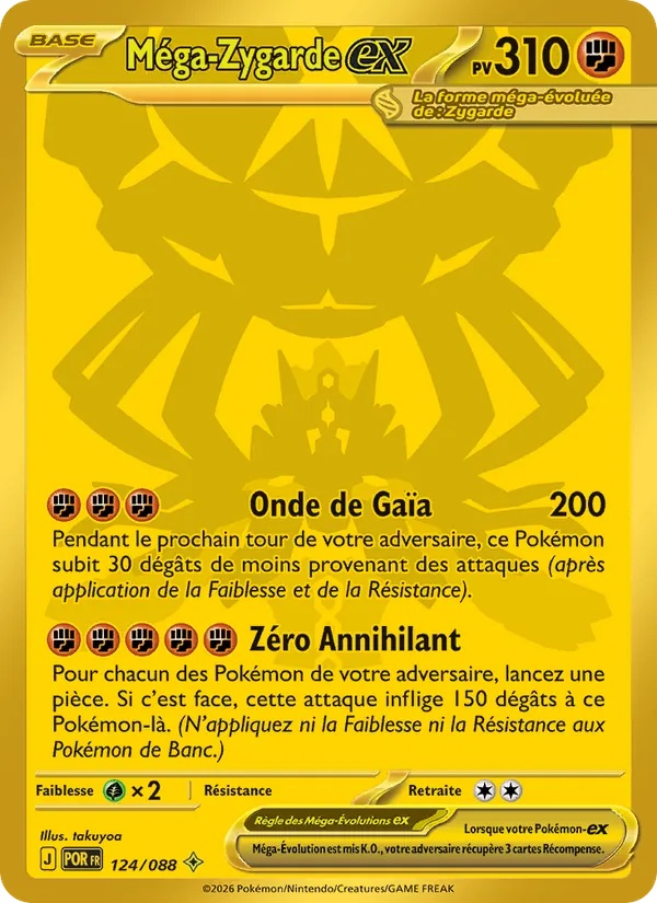 Méga-Zygarde-ex 124/88 - Équilibre Parfait - Holo - Pokémon JCC