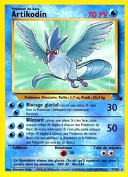 Artikodin 17/62 - Fossile - Copyright 1999-2000 - Pokémon JCC