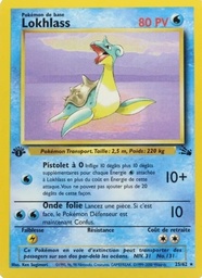 Lokhlass 25/62 - Fossile - Copyright 1999-2000 - Pokémon JCC