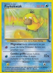 Psykokwak 53/62 - Fossile - Copyright 1999-2000 - Pokémon JCC