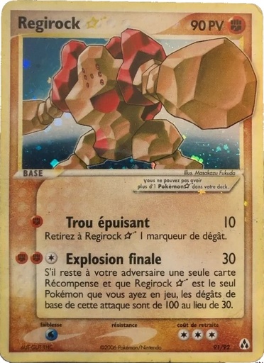 Regirock ☆ 91/92 Holo