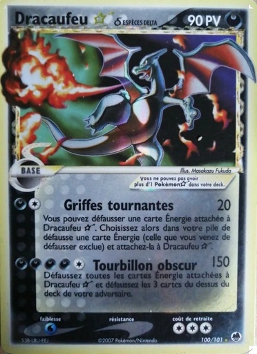 Dracaufeu ☆ δ 100/101 Holo