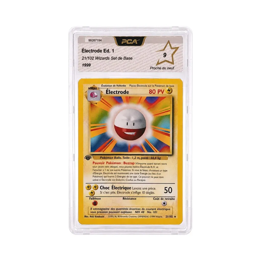 Électrode 21/102 - Set de Base - Firstedition - Pokémon JCC